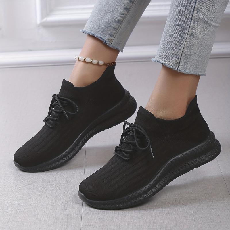 Women's Breathable Low Top Lace Up Sneakers