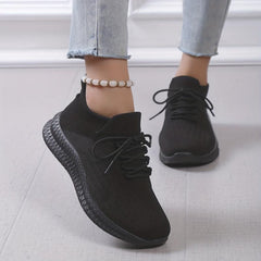 Women's Breathable Low Top Lace Up Sneakers