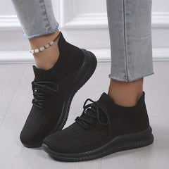 Women's Breathable Low Top Lace Up Sneakers