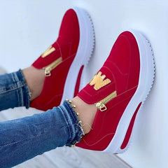 Women's Casual Platform Slip On Sneakers