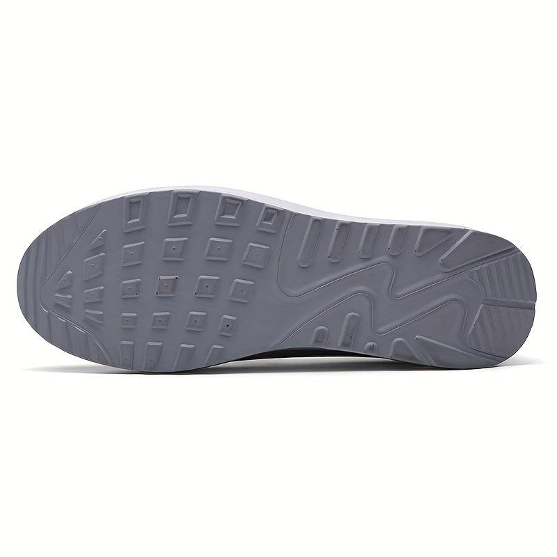 Women's Breathable Slip-On Knit Sneakers Air Cushion Outdoor Shoes