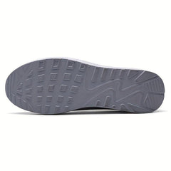 Women's Breathable Slip-On Knit Sneakers Air Cushion Outdoor Shoes