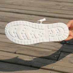 Women's Colorblock Flat Canvas Shoes Slip On Lightweight Comfy Shoes