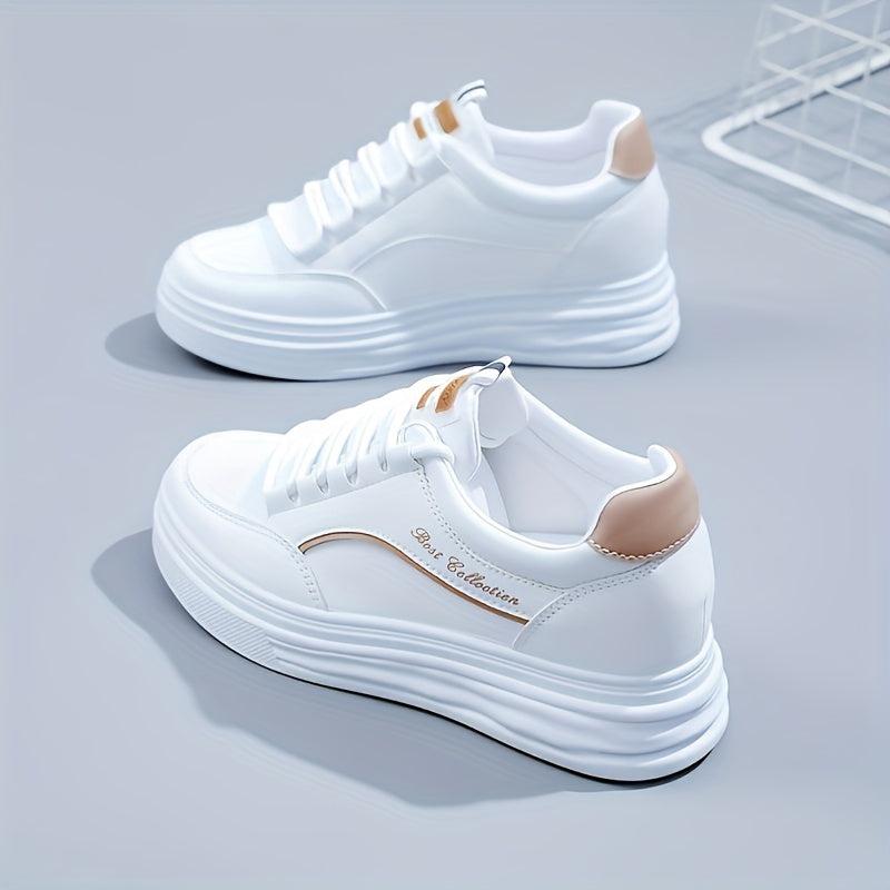 Women's Casual Sneakers Lace up Skate Shoes