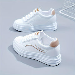 Women's Casual Sneakers Lace up Skate Shoes