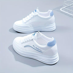 Women's Casual Sneakers Lace up Skate Shoes