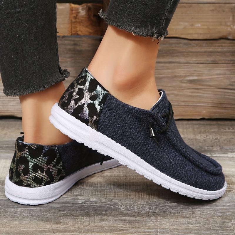 Women's Canvas Casual Slip On Loafers Lightweight Walking Shoes