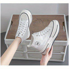 Women's Platform Canvas High Top Shoes