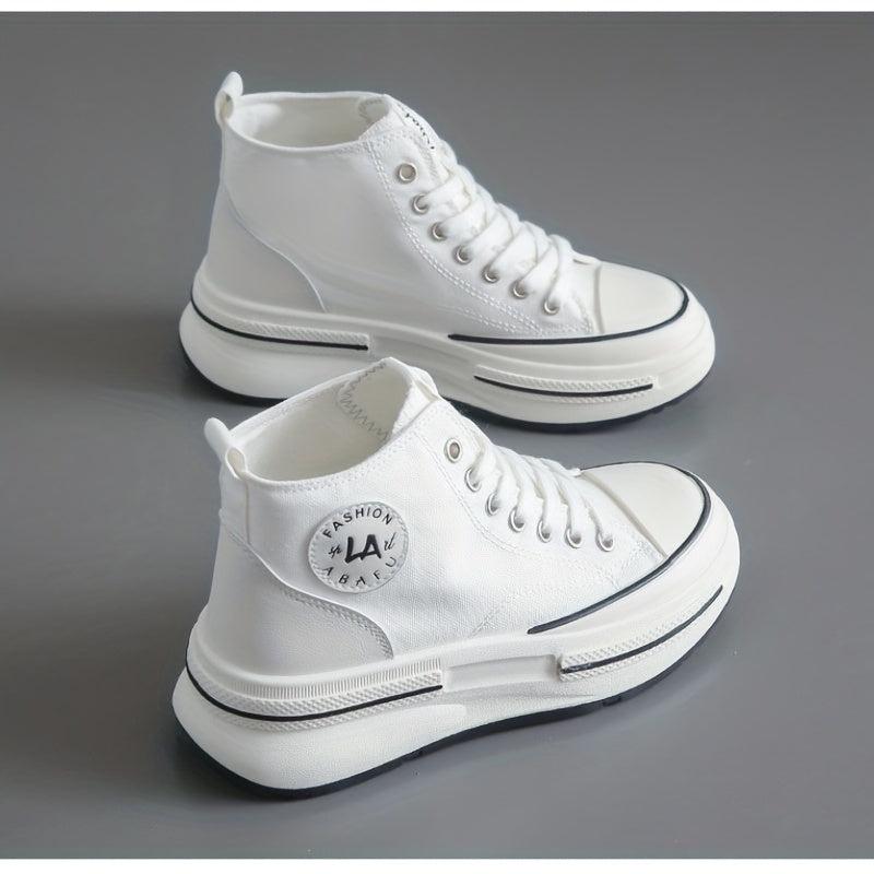 Women's Platform Canvas High Top Shoes