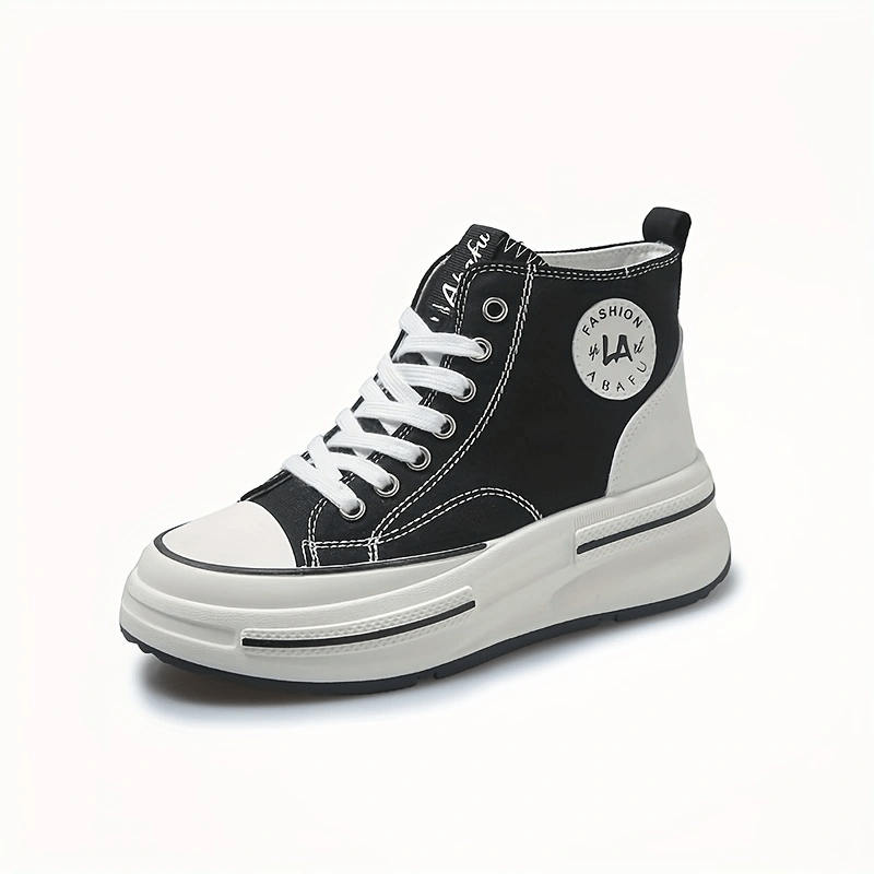 Women's Platform Canvas High Top Shoes