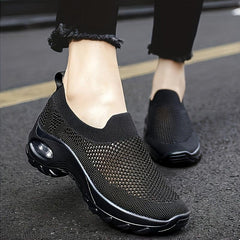 Women's Slip On Mesh Chunky Sneakers Air Cushion Comfort Shoes