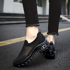 Women's Slip On Mesh Chunky Sneakers Air Cushion Comfort Shoes