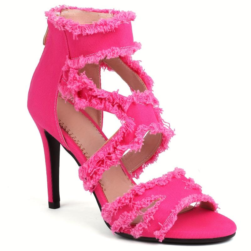 Women's Cut Out High Heel Party Sandals