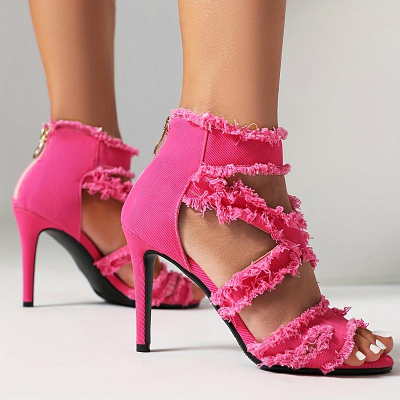 Women's Cut Out High Heel Party Sandals
