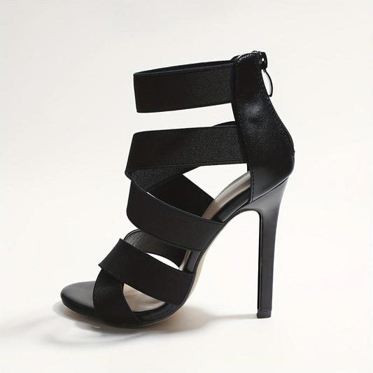 Sexy High Heeled Sandals Cross Strap Stiletto Heels