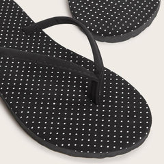 Polka Dot Flip Flops Women Summer Slippers
