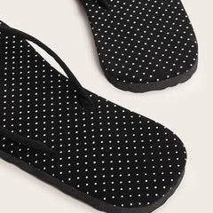 Polka Dot Flip Flops Women Summer Slippers