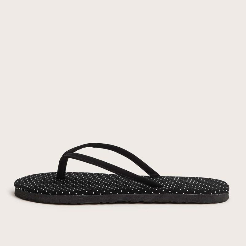 Polka Dot Flip Flops Women Summer Slippers