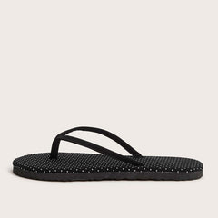Polka Dot Flip Flops Women Summer Slippers