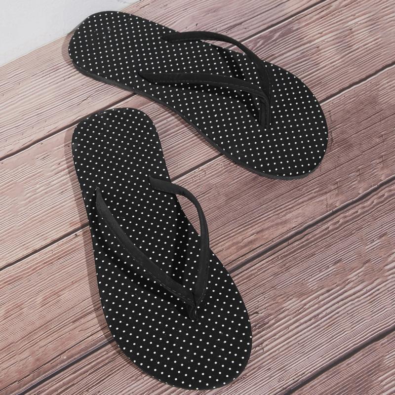 Polka Dot Flip Flops Women Summer Slippers