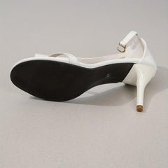 Women's Stiletto Heeled Sandals Lightweight Ankle Strap Shoes