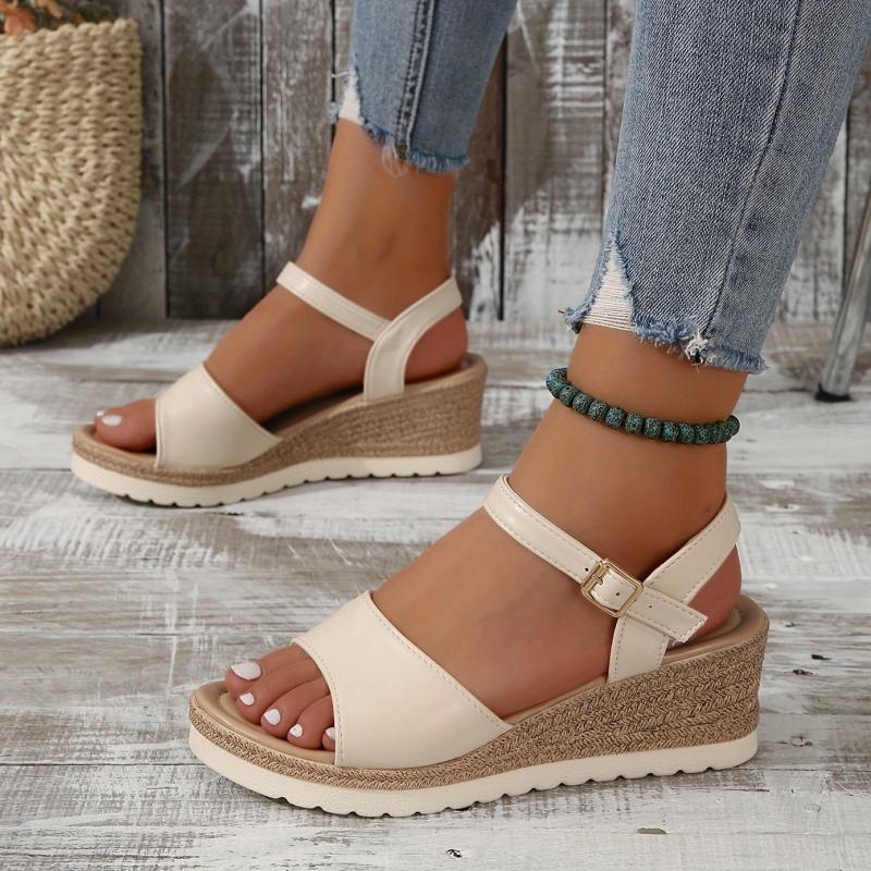Women's Wedge Sandals Ankle Strap Platform Comfortable Summer Sandals