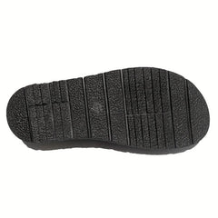 Women's Cross Strap Platform Sandals Casual Buckle Strap Sandals