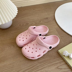Women's Hollow Out Closed Toe Clogs Sandals Anti-slip Slippers