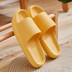 Women's Soft Open Toe Pillow Slides House Slippers