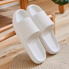 Women's Soft Open Toe Pillow Slides House Slippers