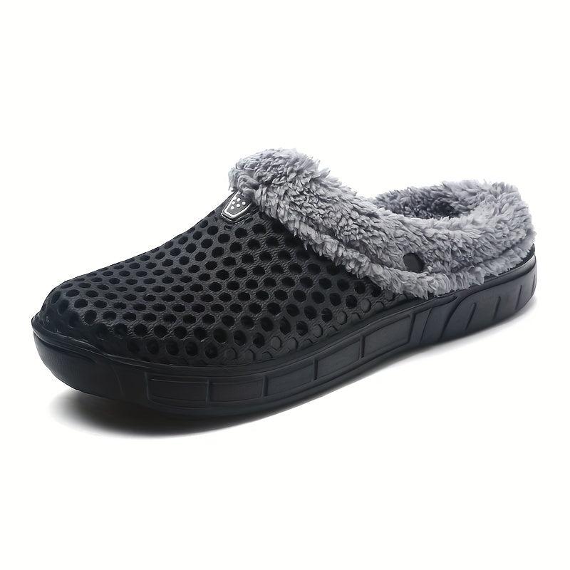 Women's Plush Lined Slip On Clogs Winter Indoor Shoes