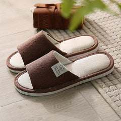 Women's Soft Sole Indoor Slippers with Comfy Solid Design