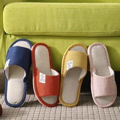 Women's Soft Sole Indoor Slippers with Comfy Solid Design