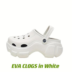 Women's Platform Hollow Out Non-slip Clogs Round Toe Slides Shoes