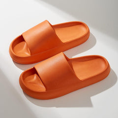 Women's Summer Soft Slippers Thick Platform Bathroom Home Indoor Non slip