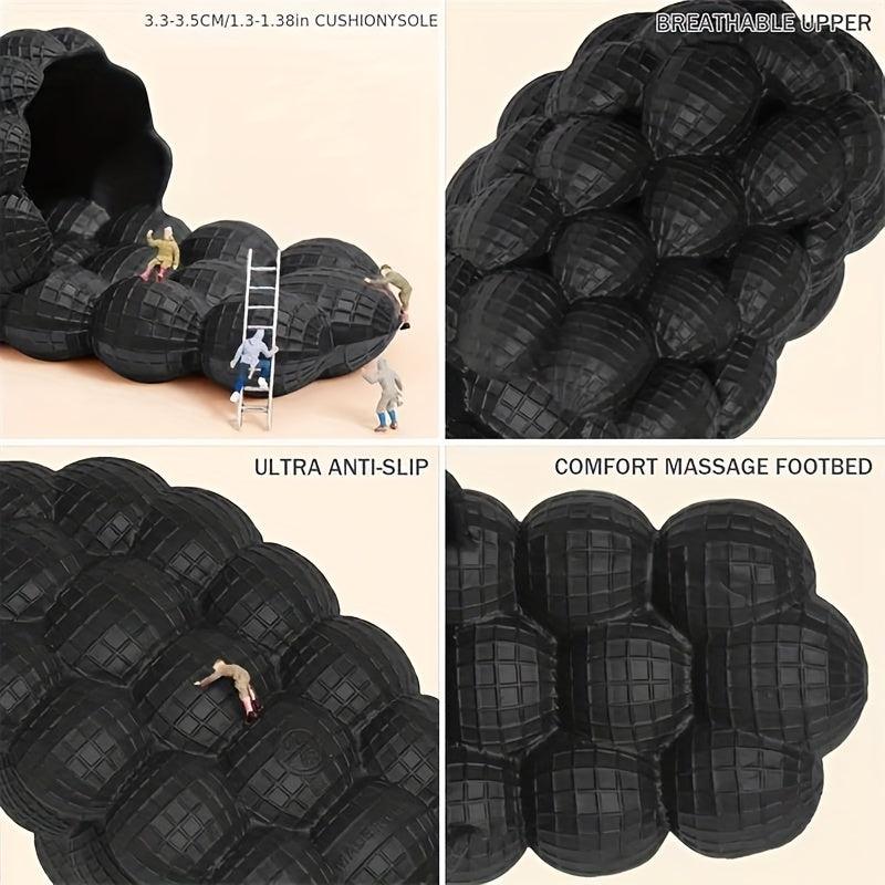 Massage Bubble Slides Soft Slippers Indoor/Outdoor Funny Slippers