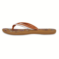 Women's Floral Print Flat Flip Flops Non slip Indoor Shower Slides