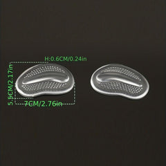 Forefoot Anti Pad Invisible Sandal Anti Sticker Soft Silicone Forefoot Pad