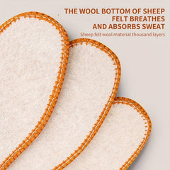 Winter Plush Warm Insole For Shoes Thicken Snow Boots Shoe Sole Thermal Insert