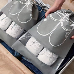 5pcs Travel Shoe Bag For Men And Women Large Shoes Pouch Waterproof Storage