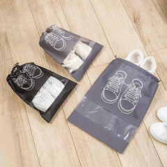 5pcs Travel Shoe Bag For Men And Women Large Shoes Pouch Waterproof Storage