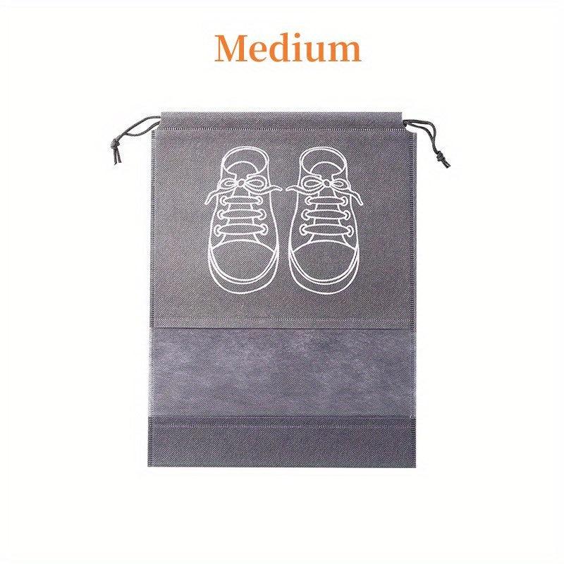 5pcs Travel Shoe Bag For Men And Women Large Shoes Pouch Waterproof Storage