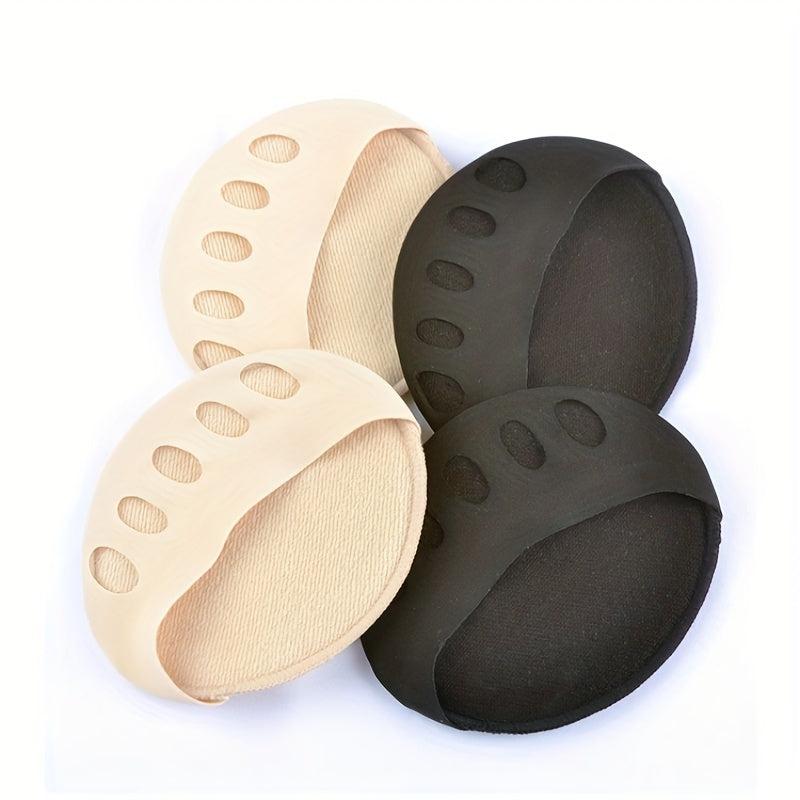 Women's 5-Finger Half Cut Socks Sponge Cushion Invisible Socks