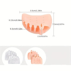Silicone Forefoot Pads Toe Separator Cushion Pain Relief Gel Pads