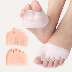 Silicone Forefoot Pads Toe Separator Cushion Pain Relief Gel Pads