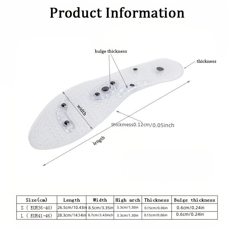 Magnetic Acupressure Massage Insoles for Pain Relief