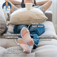 1 Pair Arch Support Insoles Gel Set - Pain Relief