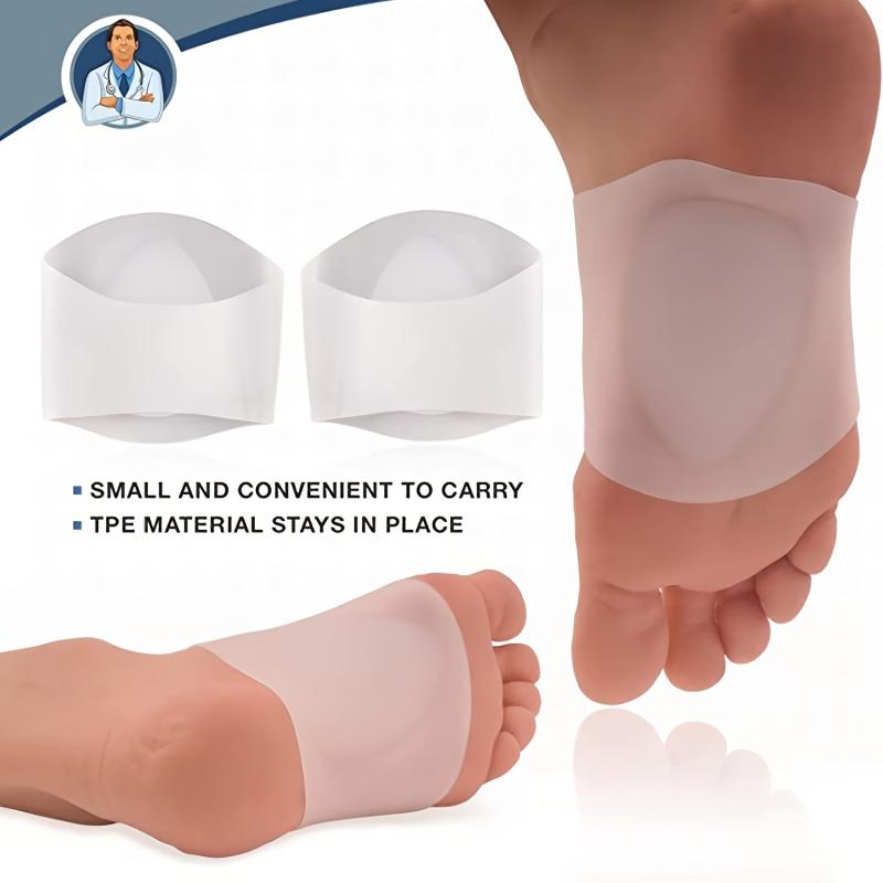 1 Pair Arch Support Insoles Gel Set - Pain Relief
