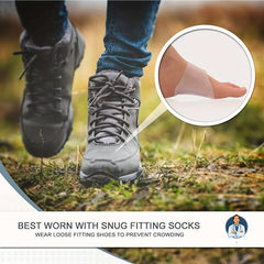 1 Pair Arch Support Insoles Gel Set - Pain Relief