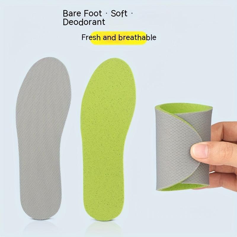 5pairs Barefoot Insoles Gray Ultra thin Oushonai Non slip Male Female